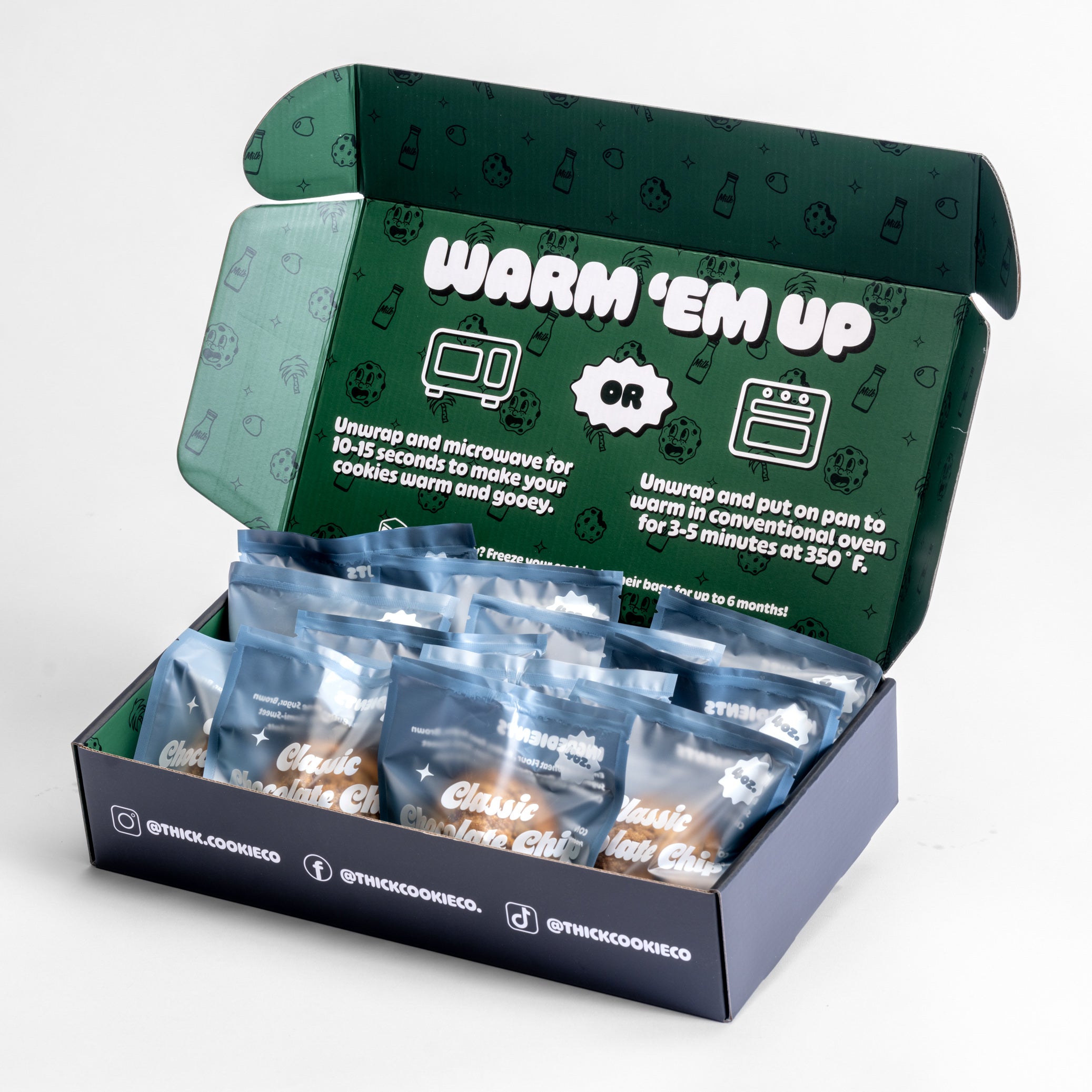 THICKER Cookie Box - Dozen Cookies